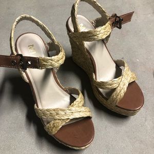 Never been worn neutral espadrille